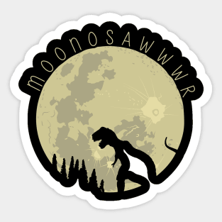 Moonosawwr Sticker